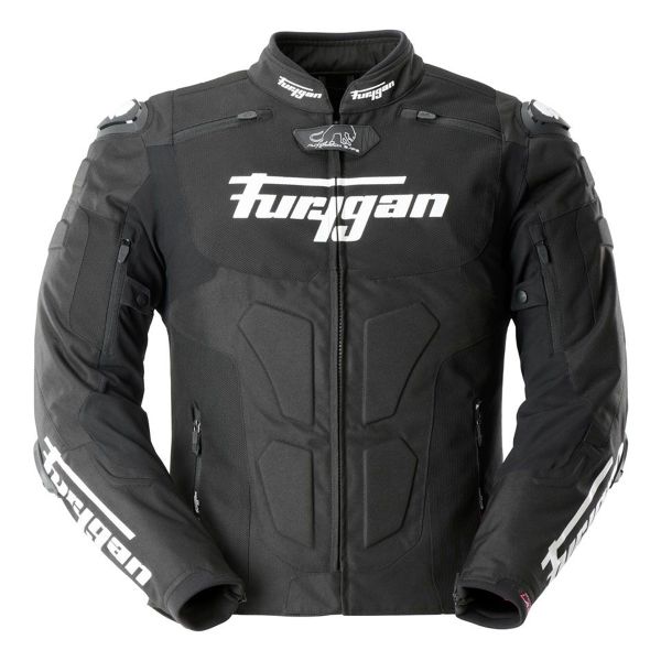 Blouson Moto Furygan TX Raptor Black White
