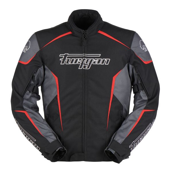 Blouson Moto Furygan Yori Black Grey Red