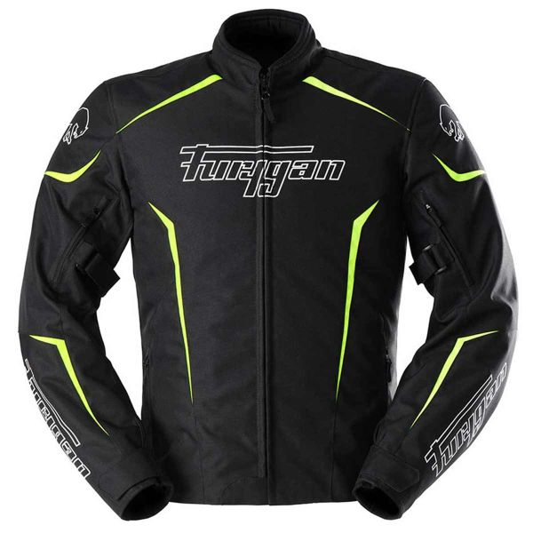 Blouson Moto Furygan Yori Black White Yellow Blouson Moto Furygan Yori Black White Yellow