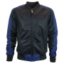Blouson Moto HARISSON Camaro Mesh Black Blue
