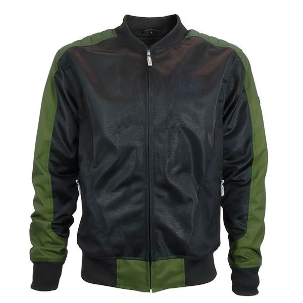 Blouson Moto HARISSON Camaro Mesh Black Kaki