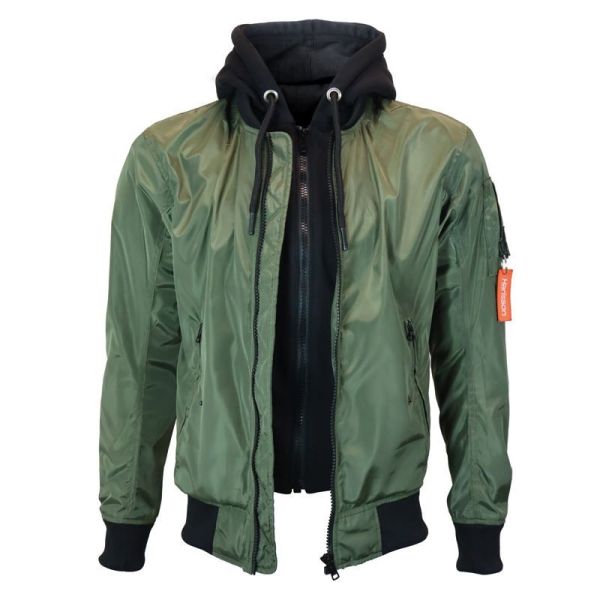 Blouson Moto HARISSON Maverick Khaki Blouson Moto HARISSON Maverick Khaki