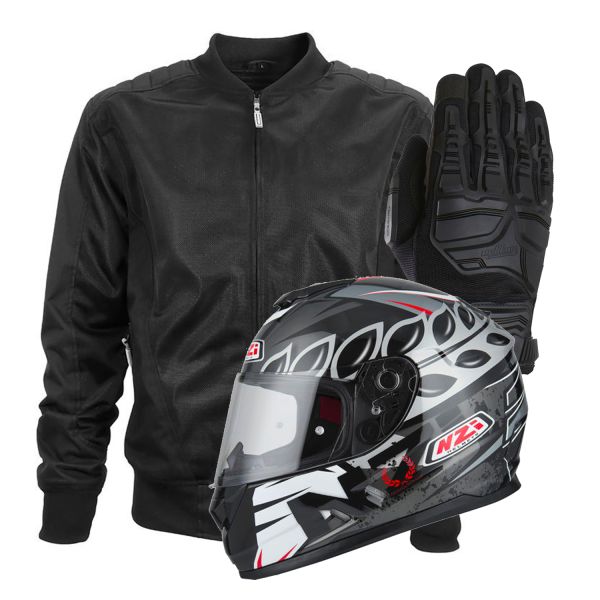 Blouson Moto HARISSON Pack Equipement Permis Moto Eco 15