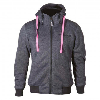 Blouson Moto HARISSON Patriot Lady Grey Pink