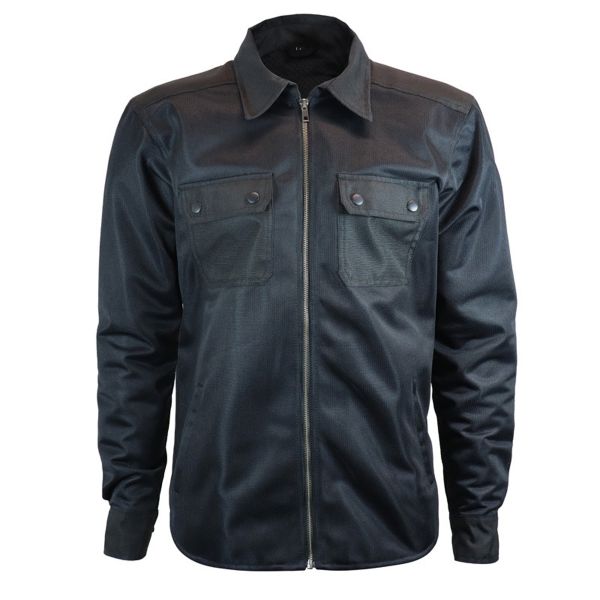 Blouson Moto HARISSON Sur Chemise Freeland Black