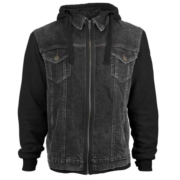 Blouson Moto HARISSON West Side 2 Black Grey Blouson Moto HARISSON West Side 2 Black Grey