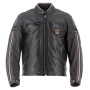 Blouson Moto Helstons Ace 10 Years Leather Rag Brown