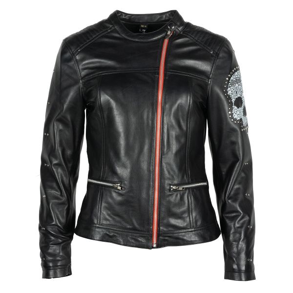 Blouson Moto Helstons Cher Leather Lady Soft Black