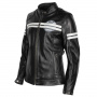 Blouson Moto Helstons Chica Leather Black
