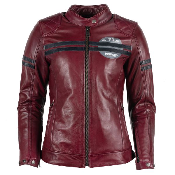 Helstons Chica Leather Burgundy