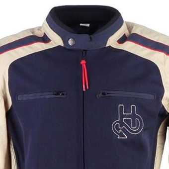 Helstons Club Girl Air Mash Silver Blue Red
