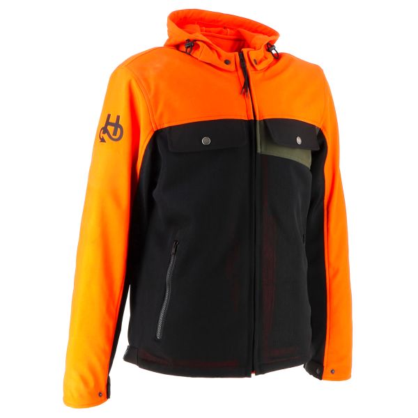 Helstons Cross Air Mesh Black Orange Khaki