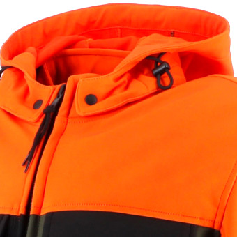 Helstons Cross Air Mesh Black Orange Khaki