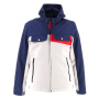 Blouson Moto Helstons Cross Air Mesh Silver Blue Red