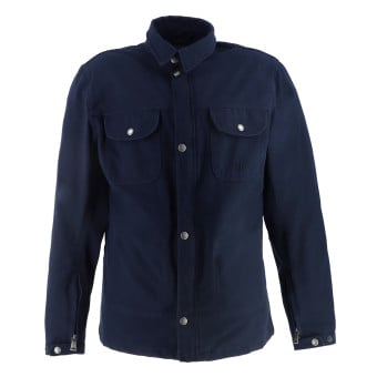 Blouson Moto Helstons Detroit Canvas Bleu Blouson Moto Helstons Detroit Canvas Bleu