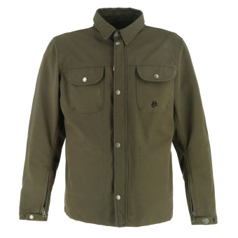 Veste Moto Helstons Detroit Canvas Kaki