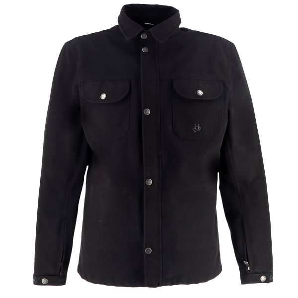 Veste Moto Helstons Detroit Canvas Noir