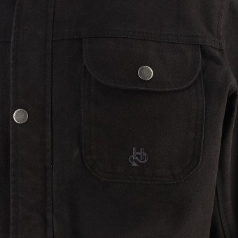 Helstons Detroit Canvas Noir