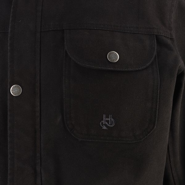 Helstons Detroit Canvas Noir