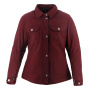 Veste Moto Helstons Detroit Femme Canvas Bordeaux