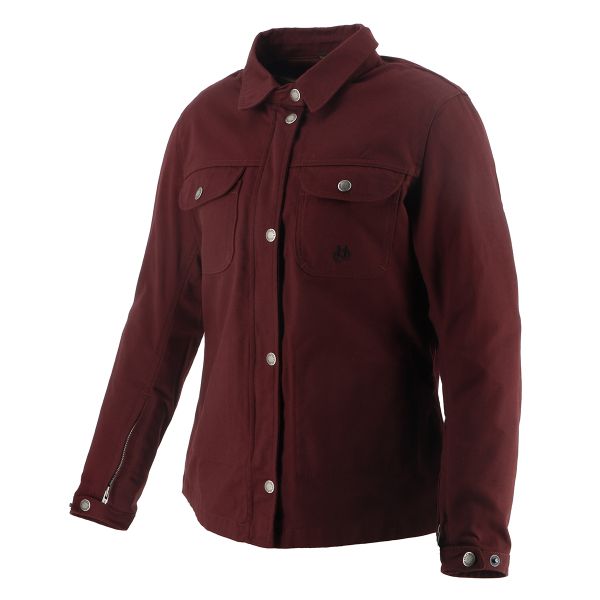 Helstons Detroit Femme Canvas Bordeaux