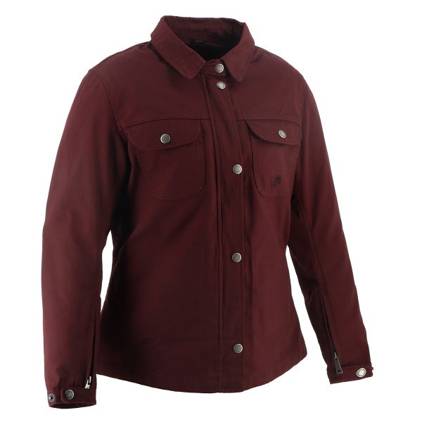Helstons Detroit Femme Canvas Bordeaux