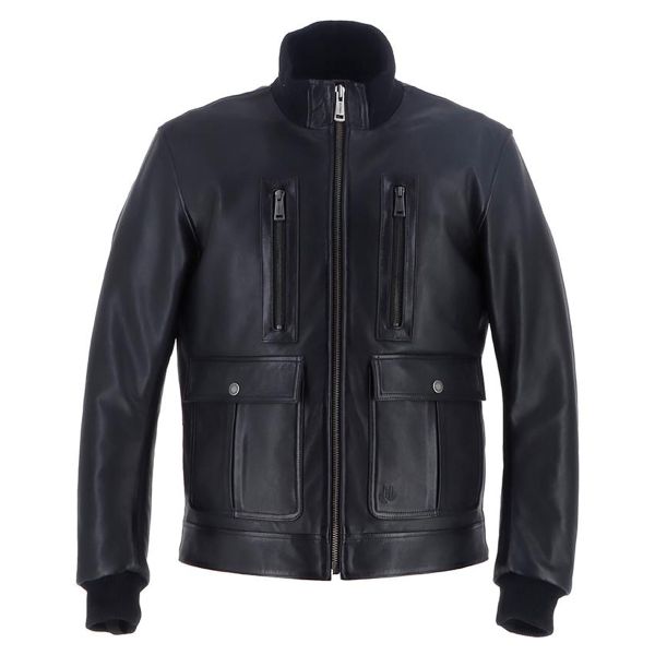 Blouson Moto Helstons Downtown Leather Rag Black