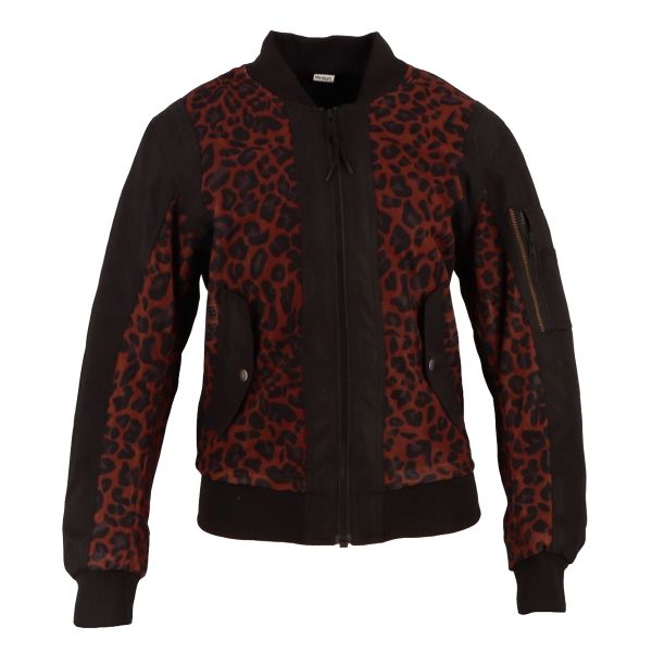 Blouson Moto Helstons Elisa Air Mesh Black Leopard