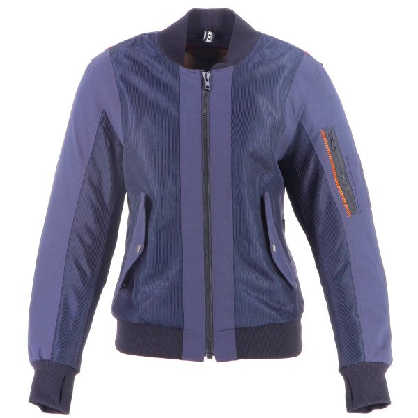 Blouson Moto Helstons Elisa Air Mesh Blue Blouson Moto Helstons Elisa Air Mesh Blue