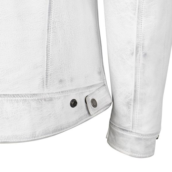Helstons Elron Leather Rag White