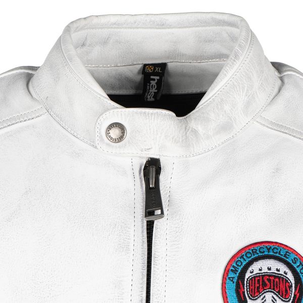 Helstons Elron Leather Rag White