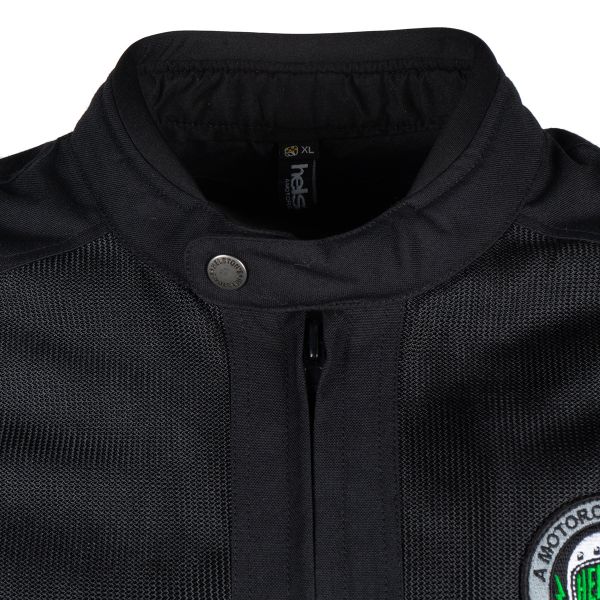 Helstons Elron Mesh Black Grey Green