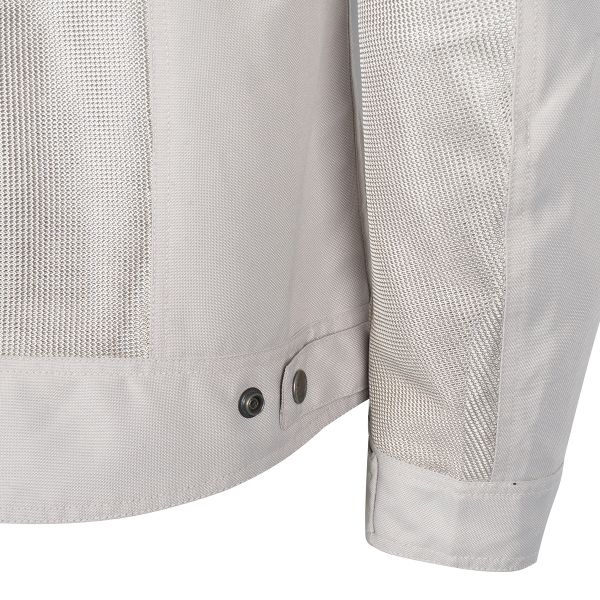 Helstons Elron Mesh Silver Black Orange