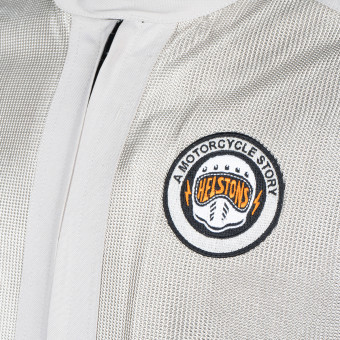 Helstons Elron Mesh Silver Black Orange