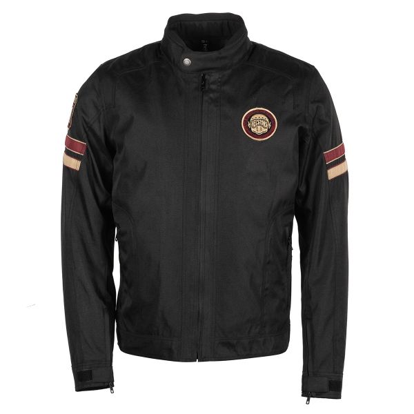Blouson Moto Helstons Elron Textile Black