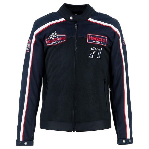 Blouson Moto Helstons Formula Sport Air Blue Black