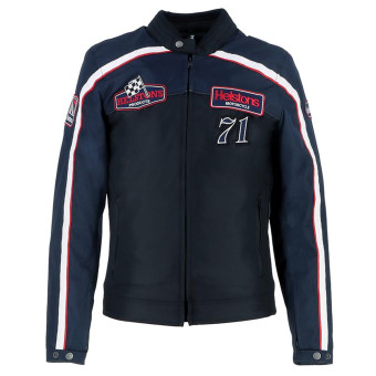 Blouson Moto Helstons Formula Sport Blue Black