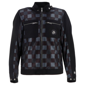 Blouson Moto Helstons Genesis Air Black Grey