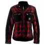 Blouson Moto Helstons Genesis Air Lady Black Red