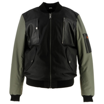 Blouson Moto Helstons H Bomb Black Kaki Blouson Moto Helstons H Bomb Black Kaki