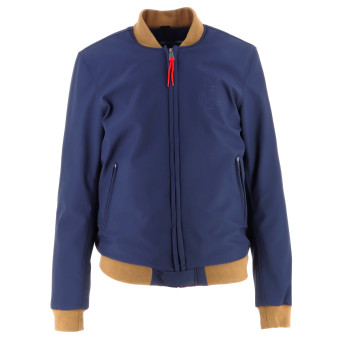 Blouson Moto Helstons Harry Blue Kraft Blouson Moto Helstons Harry Blue Kraft