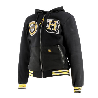 Blouson Moto Helstons Hoodie University Black