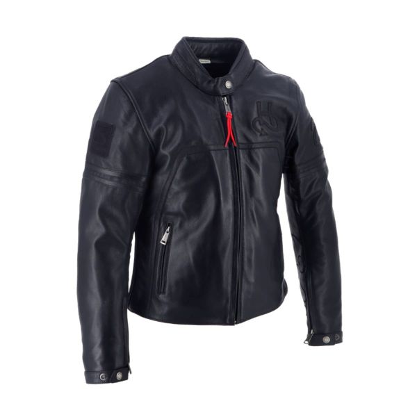 Blouson Moto Helstons Indiana Leather Noir Blouson Moto Helstons Indiana Leather Noir