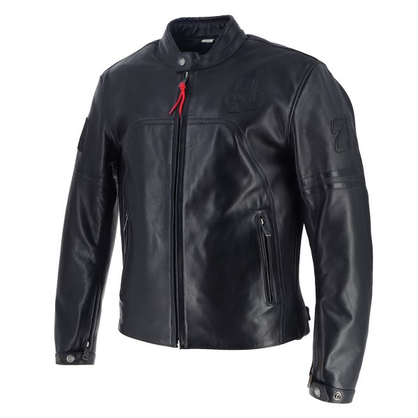 Blouson Moto Helstons Indianapolis Leather Noir