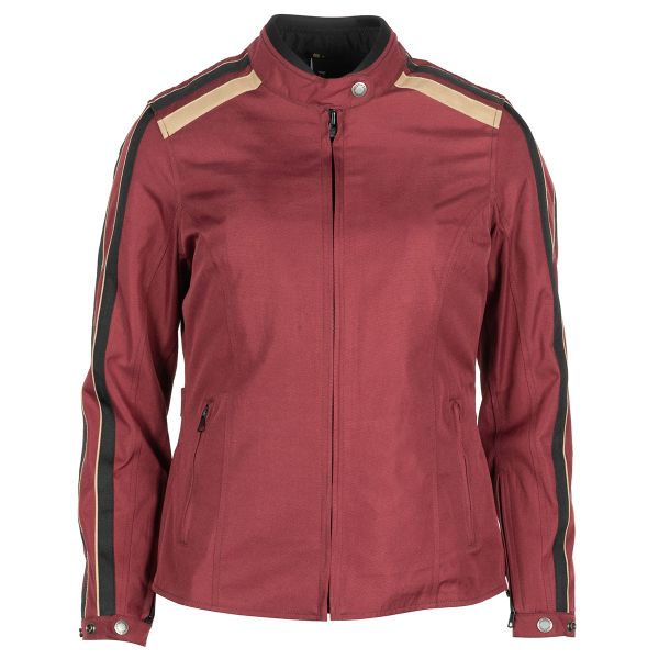 Blouson Moto Helstons Jade Lady Textile Burgundy