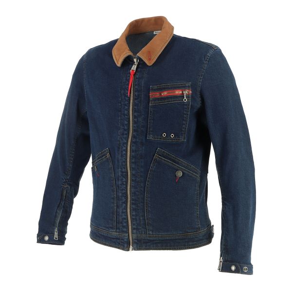 Helstons James Denim Bleu Dirty