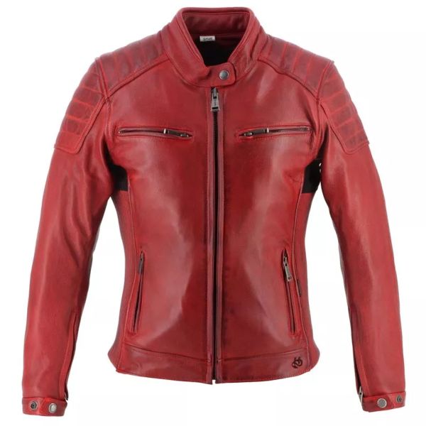 Blouson Moto Helstons Jody Leather Soft Red Blouson Moto Helstons Jody Leather Soft Red