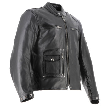 Helstons Johnson Leather Rag Black
