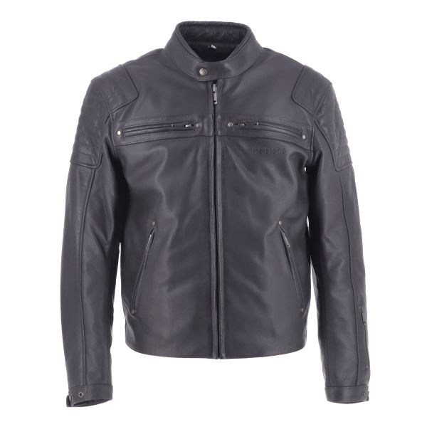 Blouson Moto Helstons Missile Leather Black