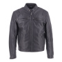 Blouson Moto Helstons Missile Leather Black